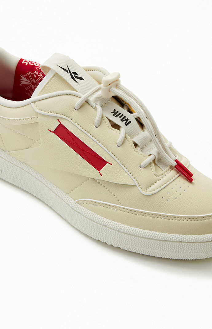 【中古】 Reebok Women's PacSun | Sneakers Vegan 85 C Club Makeup Milk 28.0cm