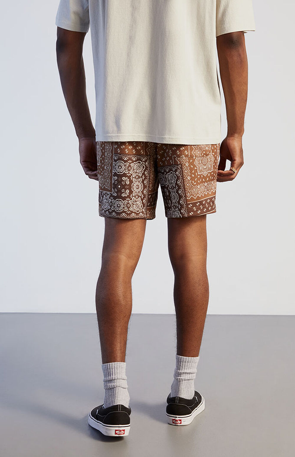 PacSun Paisley Mesh Shorts PacSun
