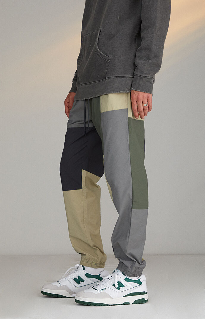 Colorblock wind on sale joggers