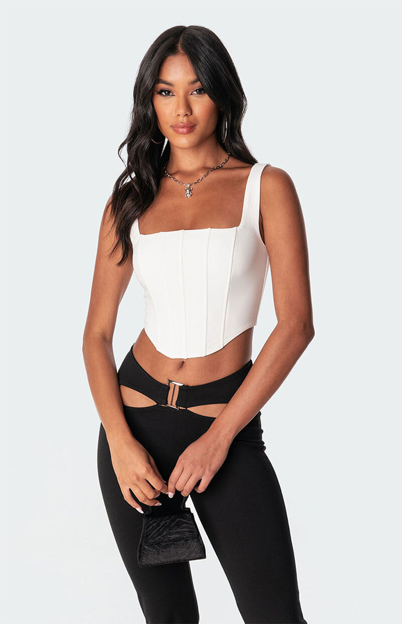 Edikted Isla Corset Top PacSun Edikted Isla Corset Top PacSun