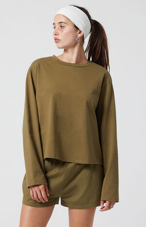 Active Soft Cotton Long Sleeve T-Shirt image number 2