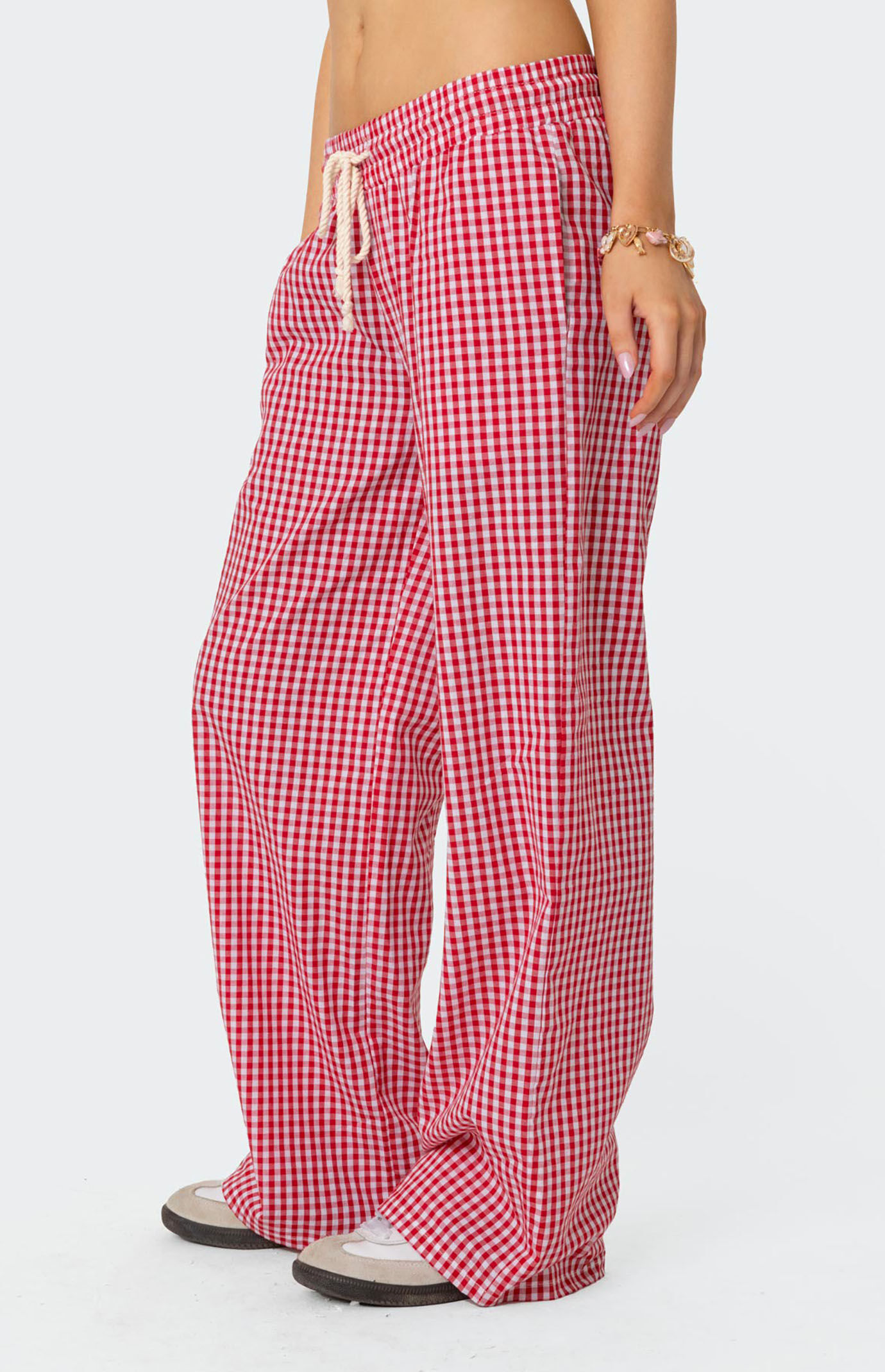 Pacsun gingham pants deals