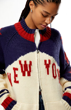 Storm Knit Mock Neck Zip Up Sweater image number 2