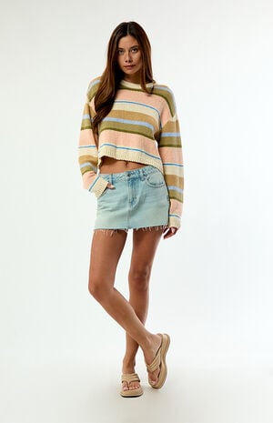 Bright Sol Cropped Sweater image number 5