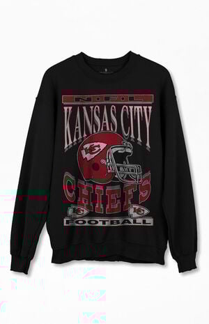 Kansas City Chiefs Helmet Crew Neck Sweatshirt image number 1