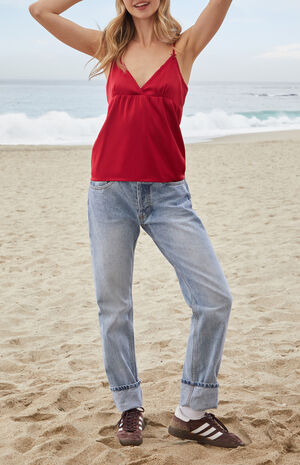 Red Edith Tank Top image number 4