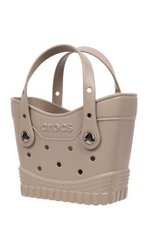 Taupe Micro Classic Tote Bag image number 3