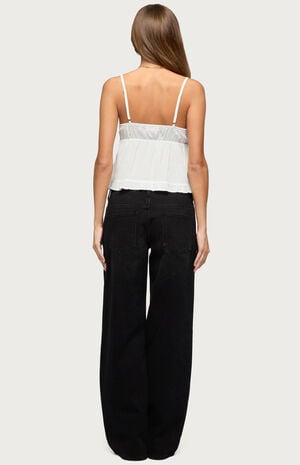 Raelynn Washed Low Rise Baggy Jeans image number 5