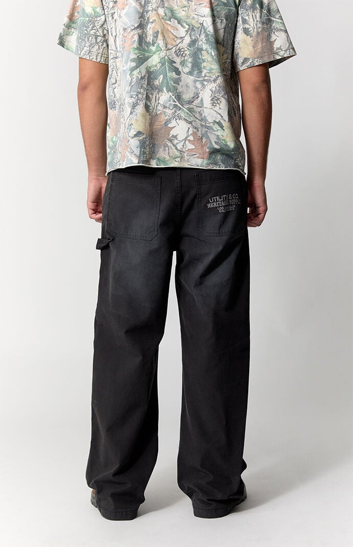 Pacsun Blake Extreme Baggy Pants Carpenter Black | Pacsun