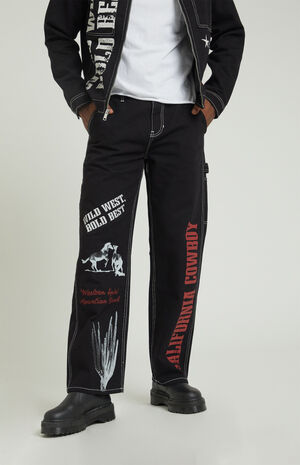 Dylan Baggy Jeans Carpenter California Cowboy Black