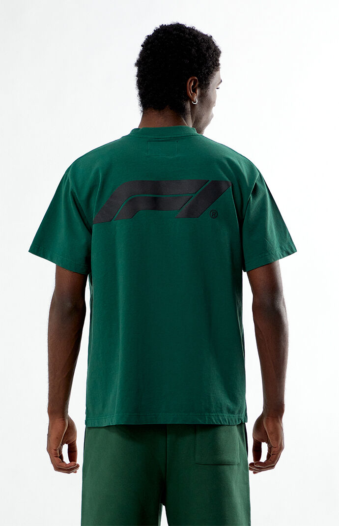 【oan】Formula One Pigment Short Sleeve T-Shirt Formula 1 x PacSun Green Logo T-Shirt | PacSun