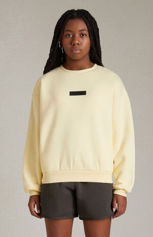 Essentials Garden Yellow Crew Neck Sweatshirt image number 1