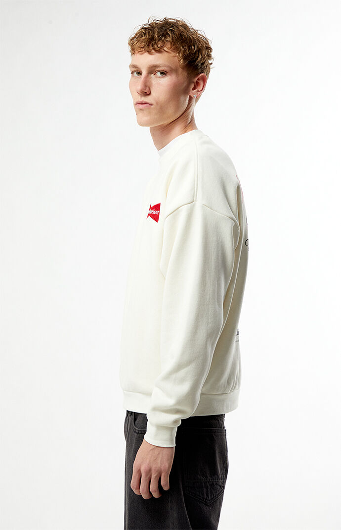 Budweiser By Pacsun Holiday Crew Neck Sweatshirt