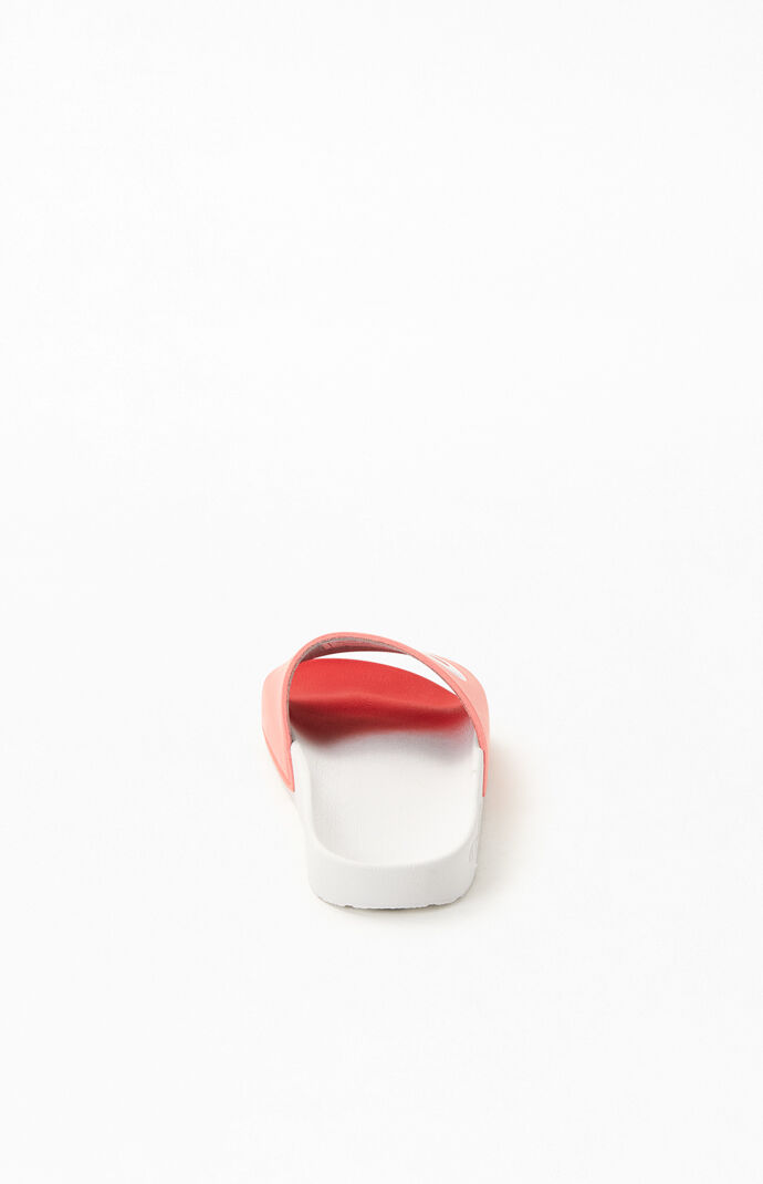 Red IPO Split Slide Sandals