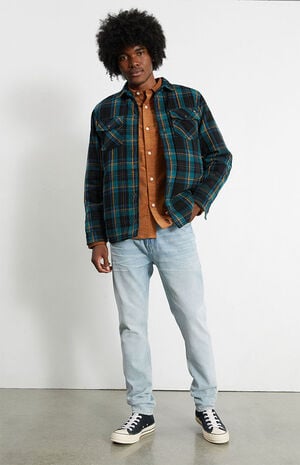 Eco Light Wash Slim Taper Rigid Jeans image number 1