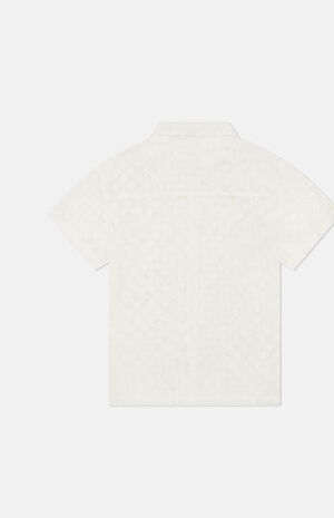 White Mesh Camp Shirt image number 2