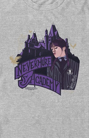 Wednesday Nevermore Academy T-Shirt image number 2