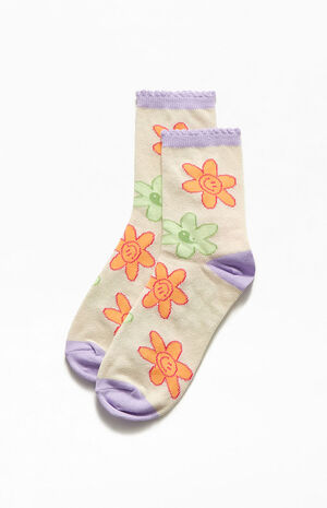 Happy Flower Blooming Socks image number 3