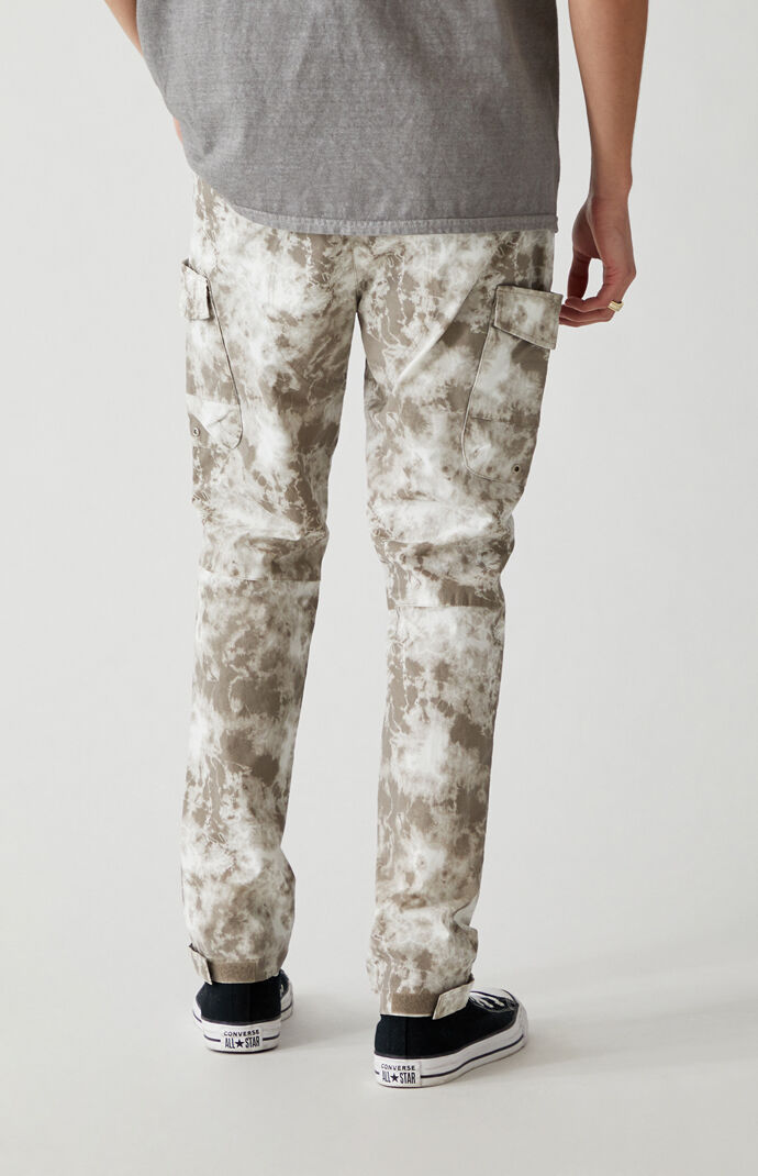 Cotton Nylon Slim Cargo Pants