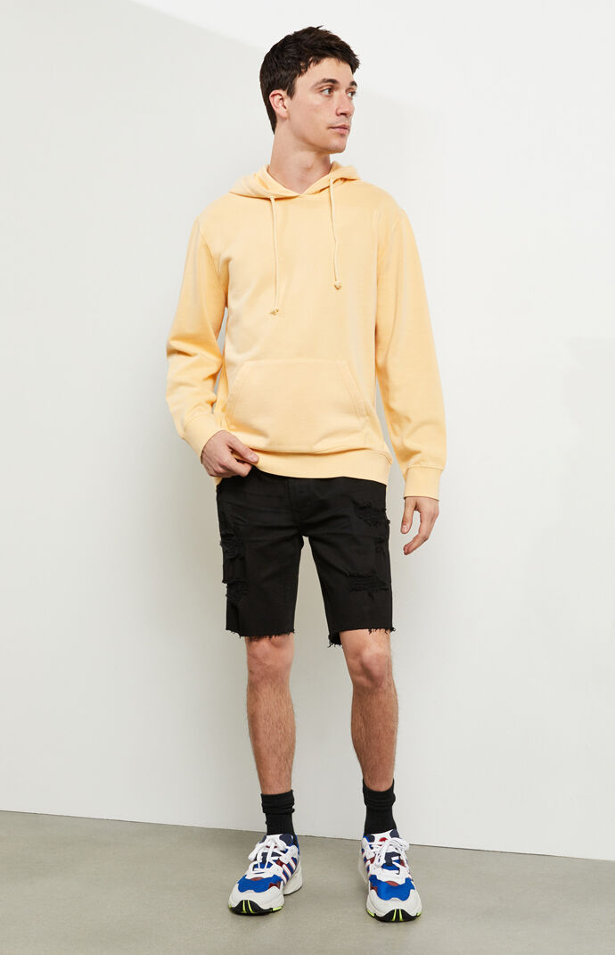 Black Denim Shorts
