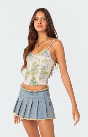 Garden Party Printed Corset image number 4