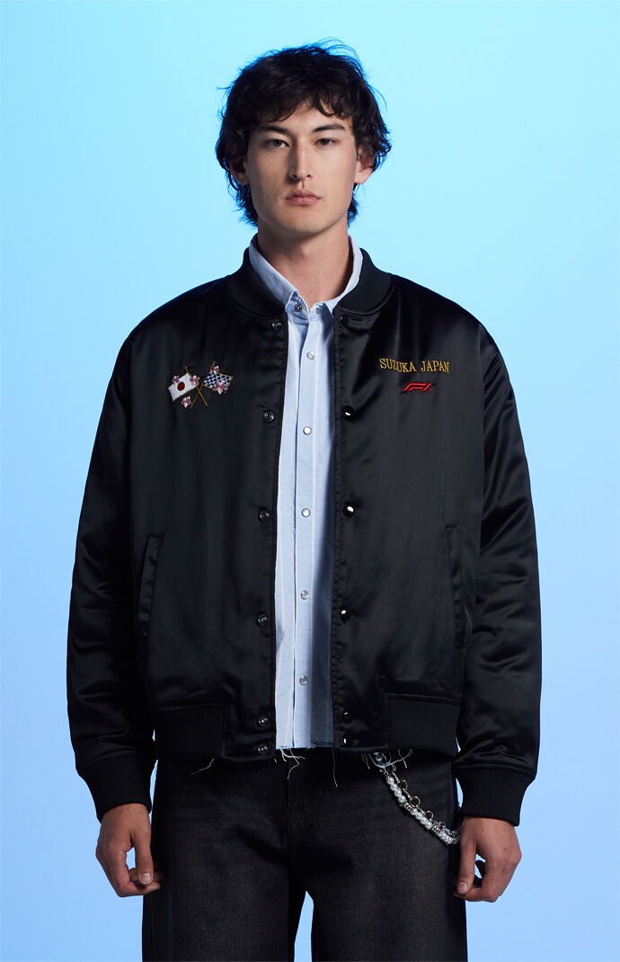 Formula 1 x Pacsun Suzuka Sakura Satin Jacket | Pacsun