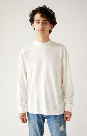 Bryan Mock Neck Long Sleeve T-Shirt Bryan Mock Neck Long Sleeve T-Shirt image number null