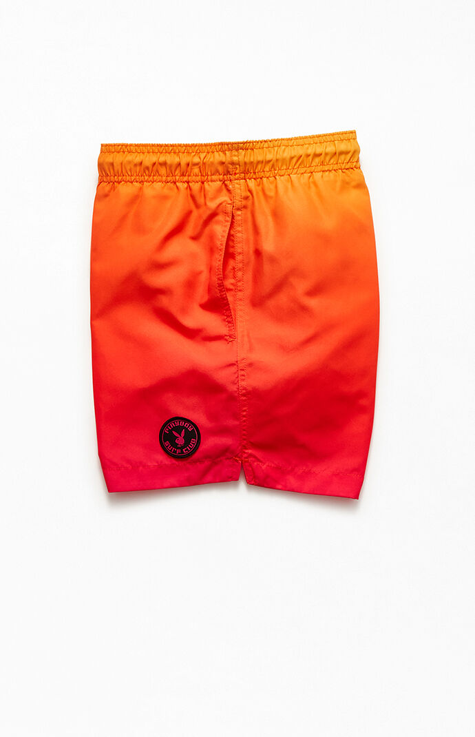 By PacSun Gradient Wax 15" Swim Trunks