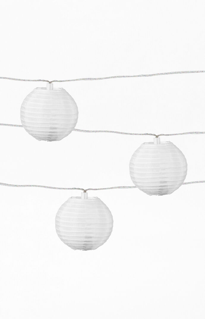 White Solar String Lights