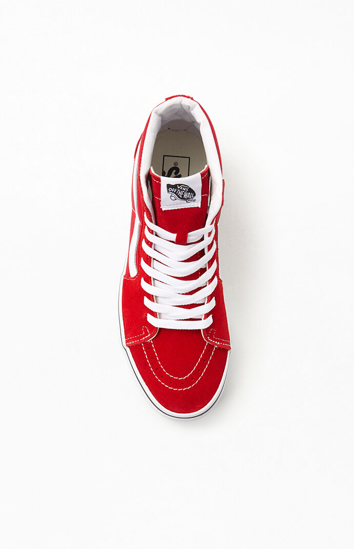 Vans Sk8 Hi Red Shoes PacSun