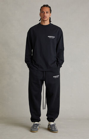 Vintage Black Classic Sweatpants image number 2