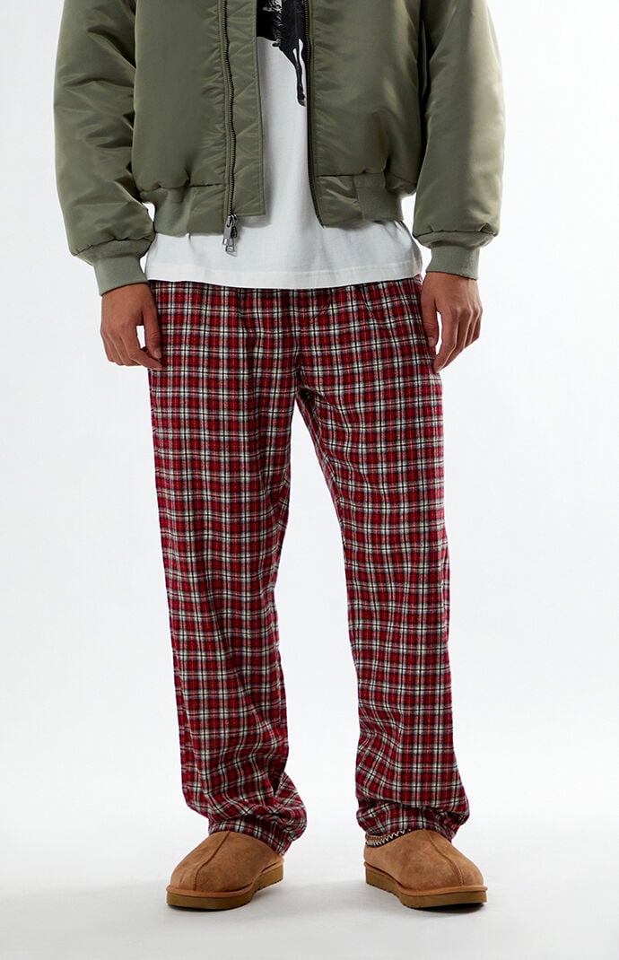 Pacsun red plaid pants new arrivals