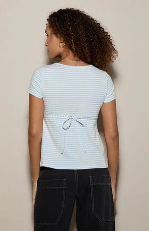 Chloe Crossover Babydoll T-Shirt image number 4