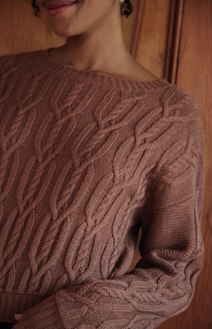 Cable Stitch Dolman Sweater
