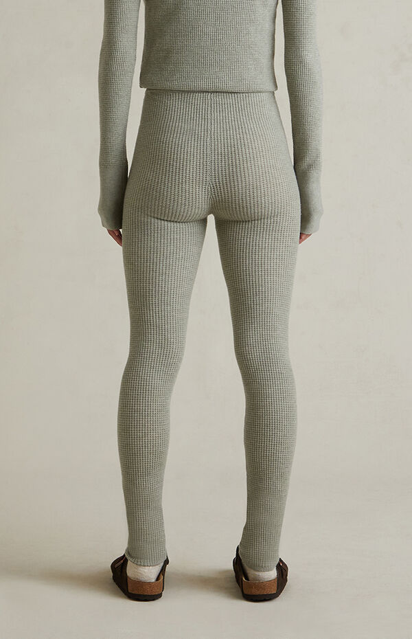 Fear of God ESSENTIALS Women's Abbey Stone Waffle Knit Leggings