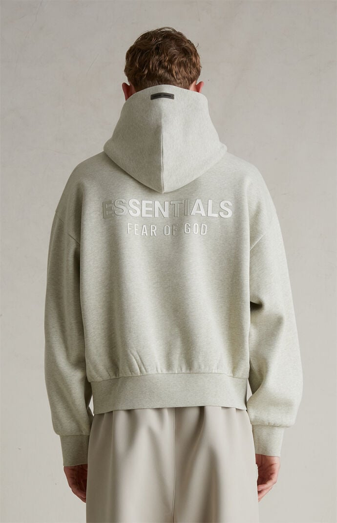 Fear of God ESSENTIALS Heather Stone Classic Fleece Hoodie