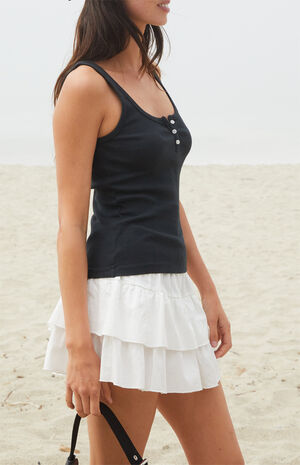 Black Dalis Long Tank Top image number 3