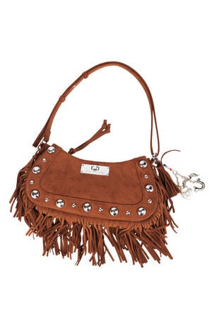 Vintage Dangle Fringe Hobo Bag image number 7