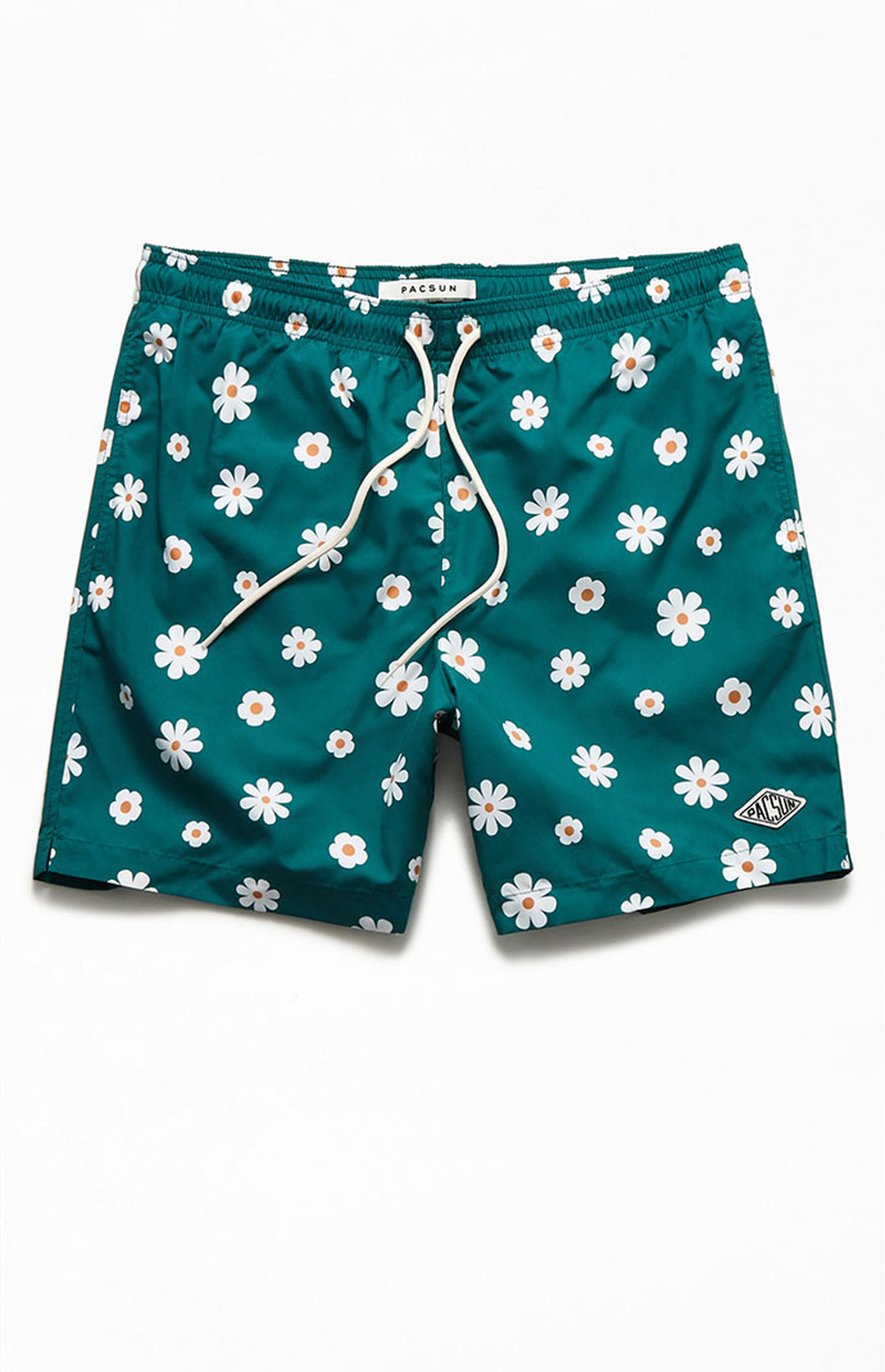 PacSun Dazey 17" Swim Trunks PacSun