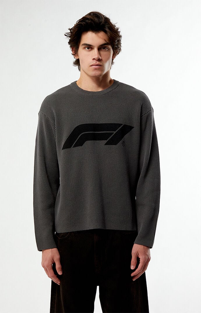 Formula 1 x Pacsun Ribbed Knit Crew Neck Sweater