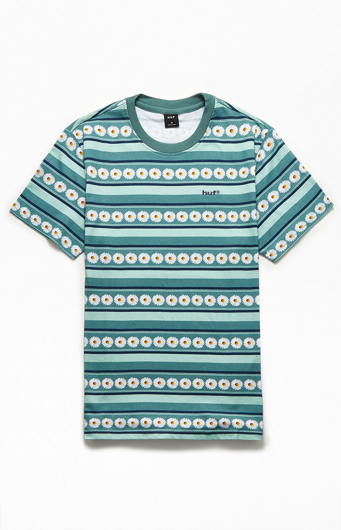 Daisy Stripe Knit T-Shirt