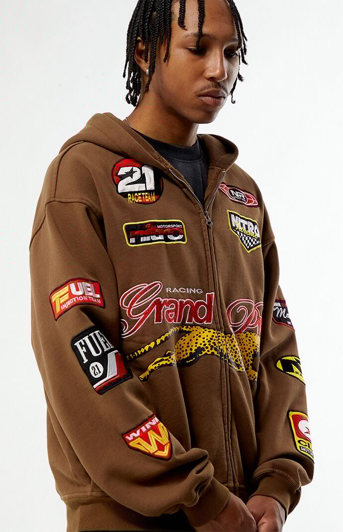 Pacsun Grand Prix Full Zip Hoodie