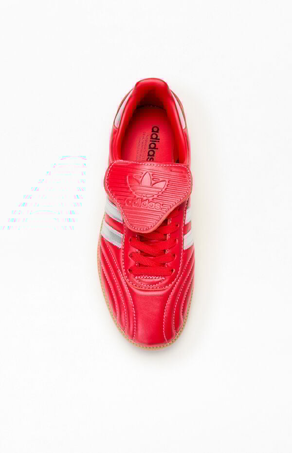 adidas Women's Red Samba Long Tongue Sneakers