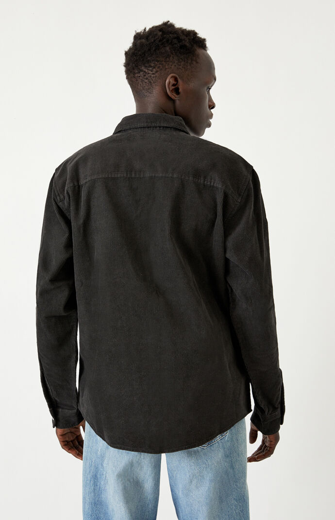 Corduroy Long Sleeve Button Up Shirt