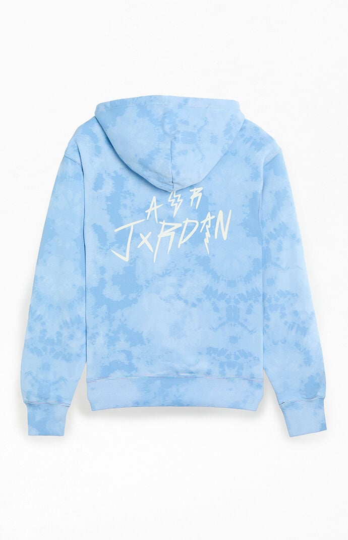 Air Jordan x J Balvin Blue Tie Dye Hoodie