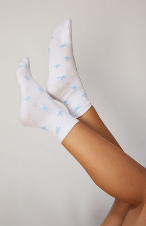 By PacSun Allover Bunny Socks image number 1