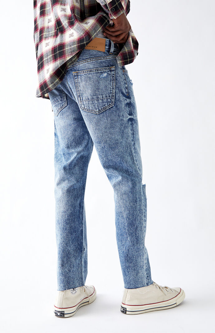 Light Ripped Vintage Loose Jeans