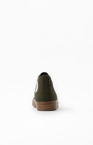 Olive All Star Pro Mid Cordura Canvas Shoes image number 3