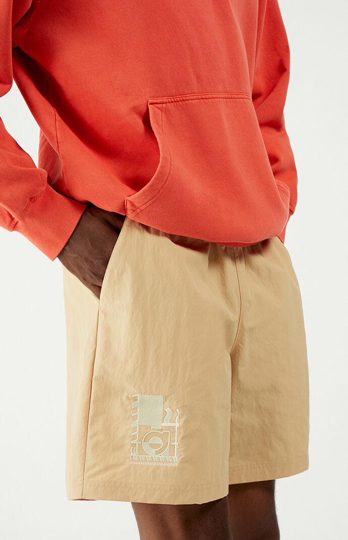 Embroidered Woven Shorts