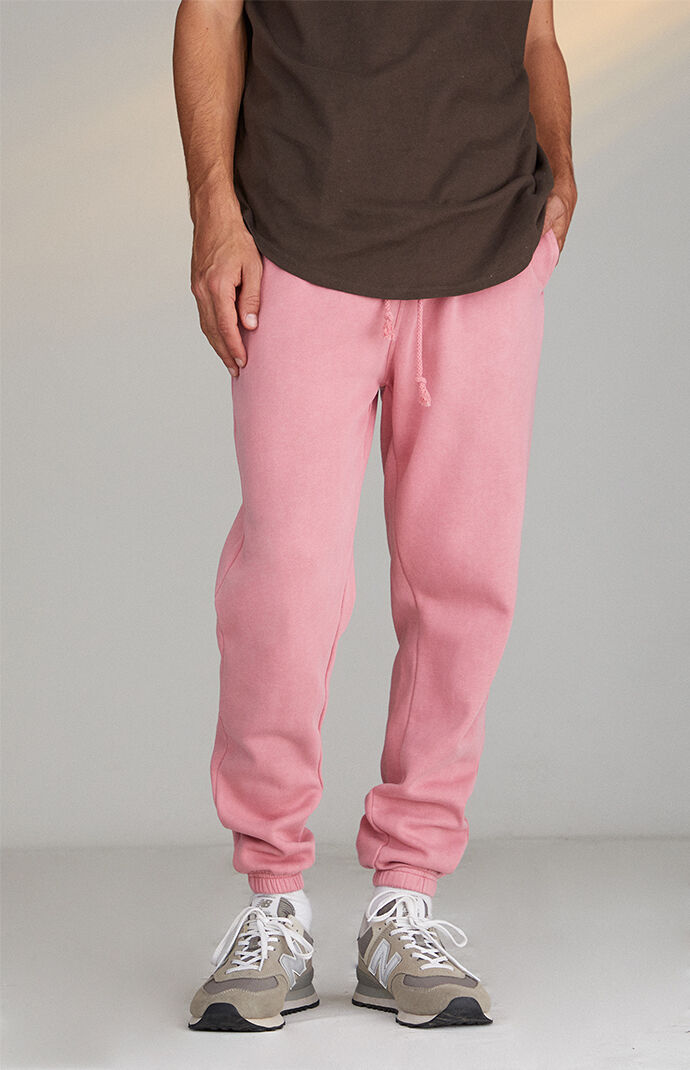 mens pink sweats